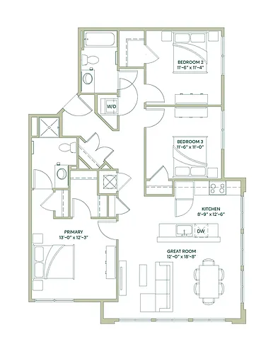 Floor plan C01