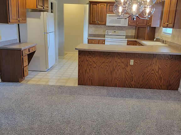 Kitchen with walk in pantry