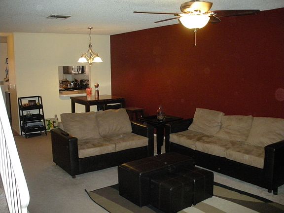 Living area and dining area