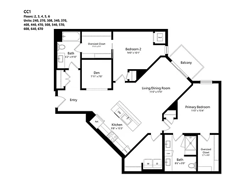 Floor plan CC1