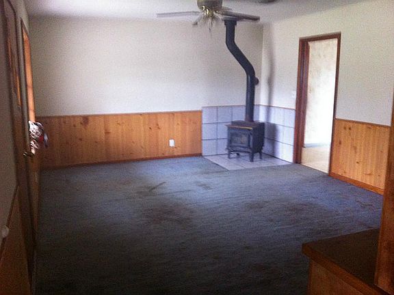 Wood burning stove in Living Room