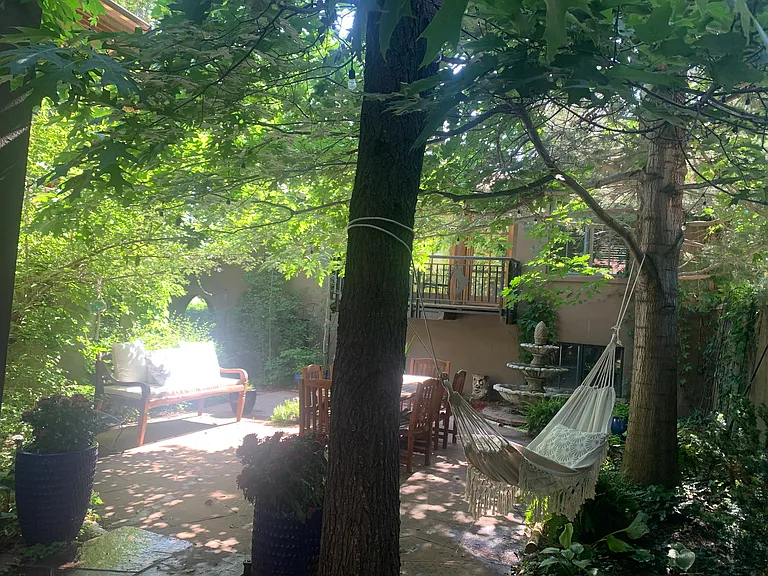 1st floor beautiful patio with fountain.