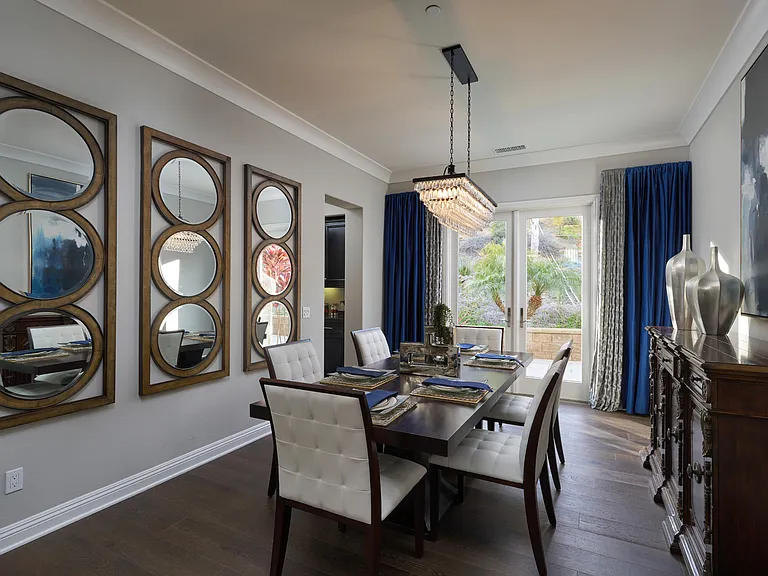 Dining Room for family and friends (we replaced these chairs with new ones)