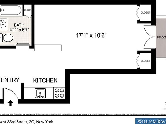 5th image of 55 W 83rd St APT 2C