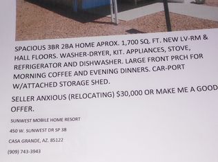 450 W Sunwest Dr LOT 38, Casa Grande, AZ 85122