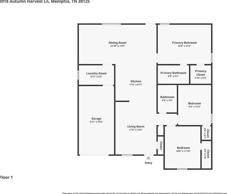 3 bed, 2.0 bath, 1306 sqft, $1,525 — Photo 2