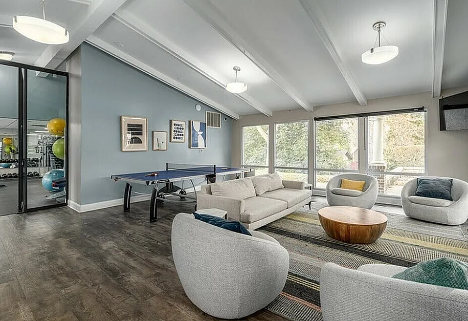 Contemporary Lounge with Recreation