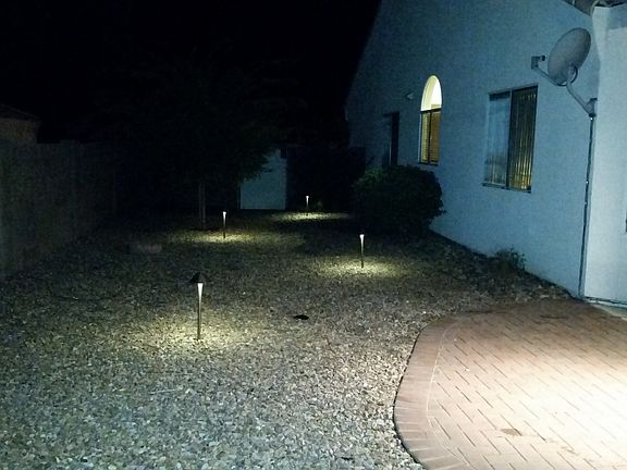 Back yard Landscape lighting
