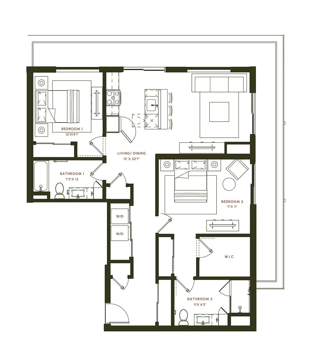 Floor plan B5 Terrace