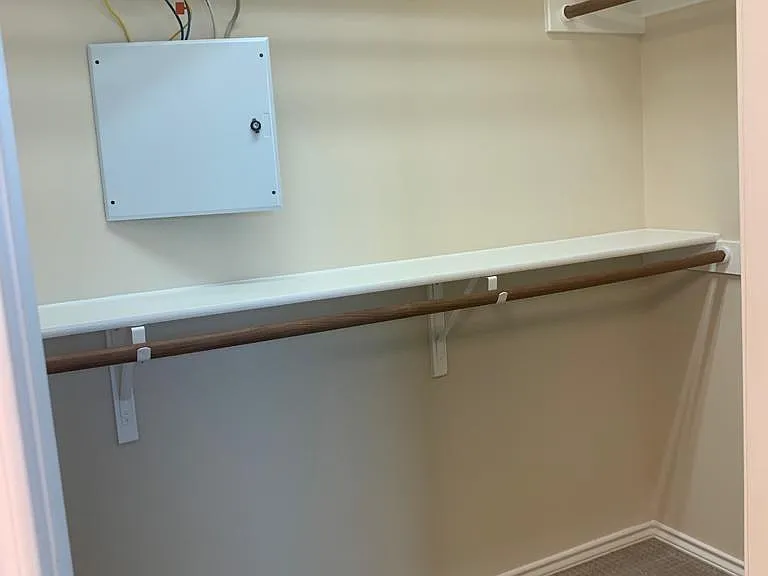 Walk-in closet #2 attached to the master bath