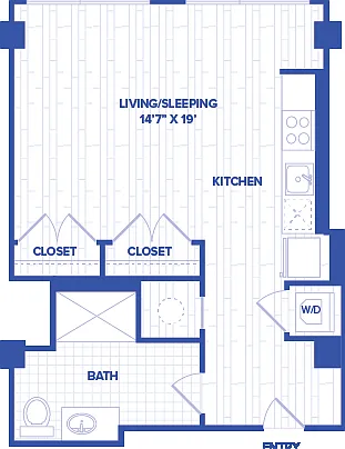 S5 floor plan Watermark at Buzzard Point