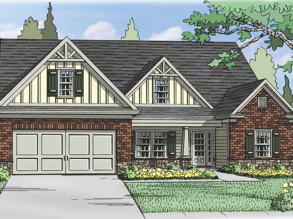 (GA)The Avondale | Front Entry Plan, Belle Woode Estates