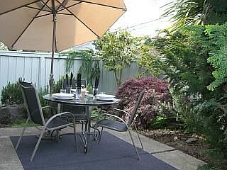 Patio off kitchen