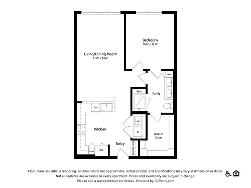 Floor plan A1D