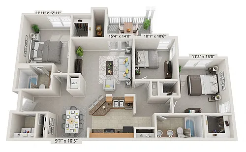 Floor plan C1