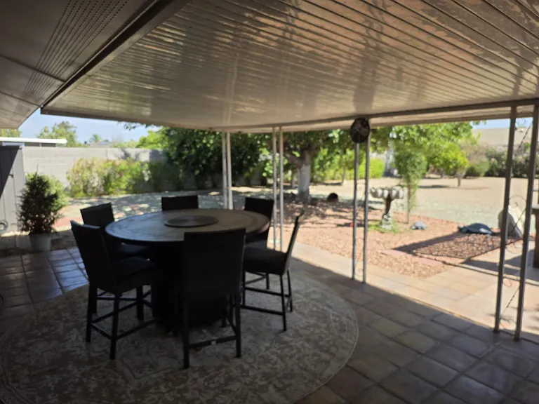 Back patio