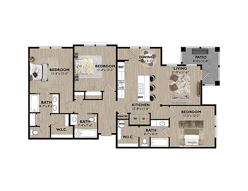 Floor plan The Magnolia