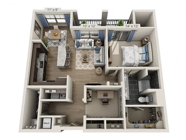 Floor plan Franklin B