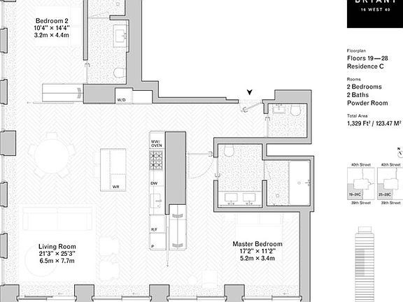 2nd image of 16 W 40th St #26C