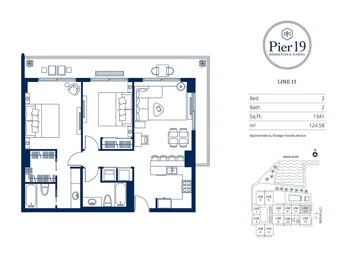 Floor plan LINE 13