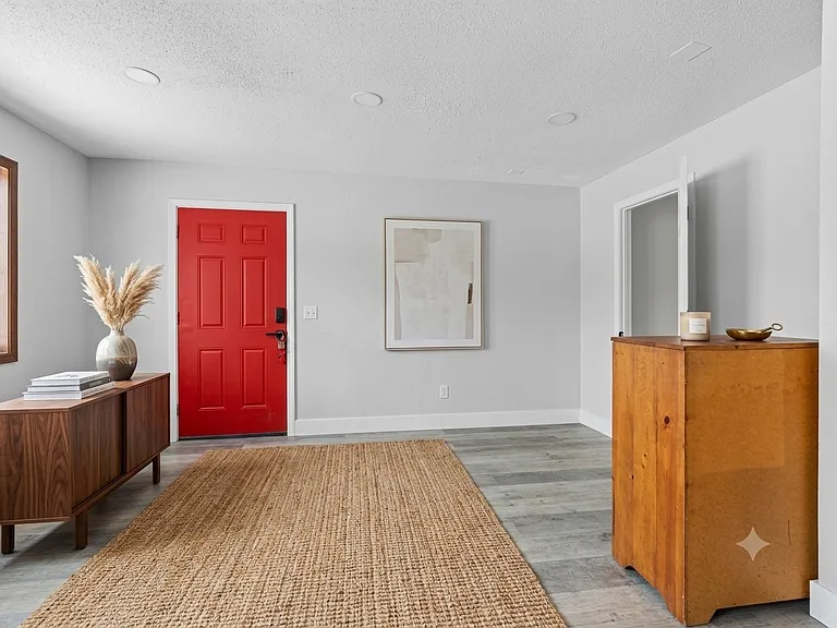 Welcoming private entrance with direct access to your home and a clean, well-maintained exterior.