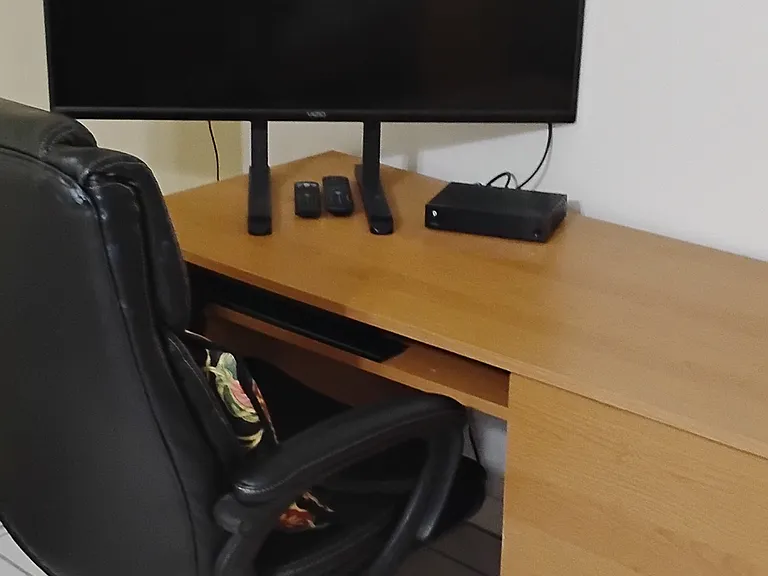 If you will need to work from home while here, we have a desk and extra monitor. There is internet outside by the pool as well as inside the condo.