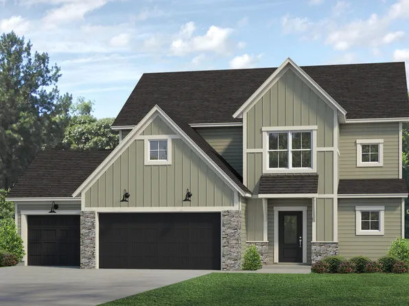 National Farmhouse w/ 3-Car - The Enclave Plan, Heatherstone