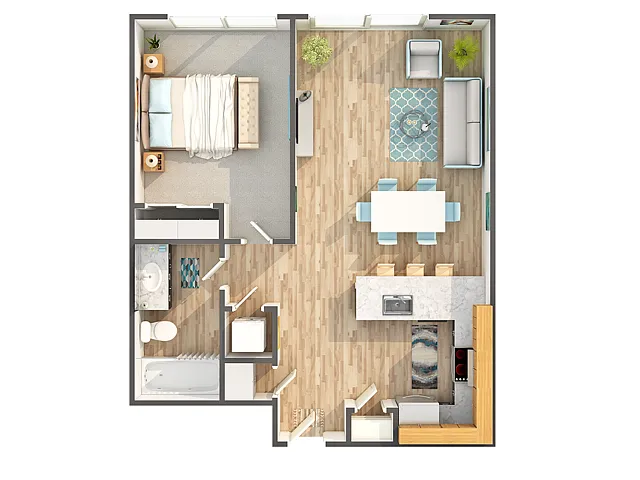 Floor plan Belay - Commodore