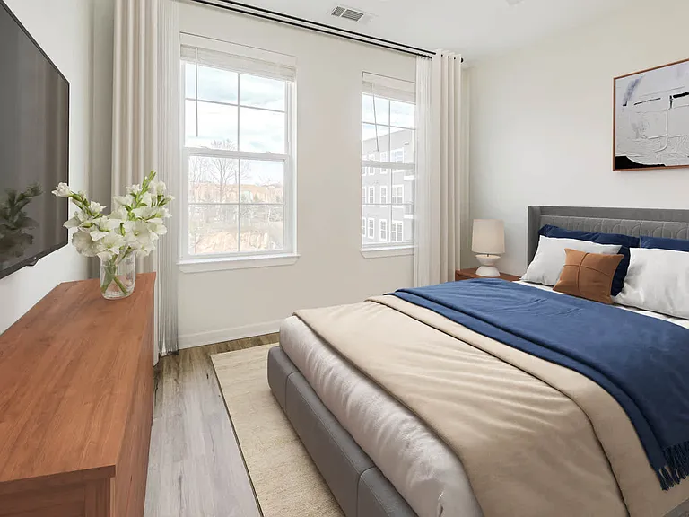Bedroom with Hard Surface Flooring