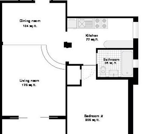 2nd image of 205 W 15th St APT 4R