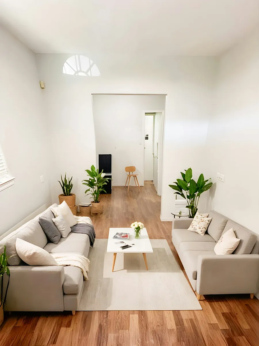 Living Room - Virtual Staging - 7931 Olive St