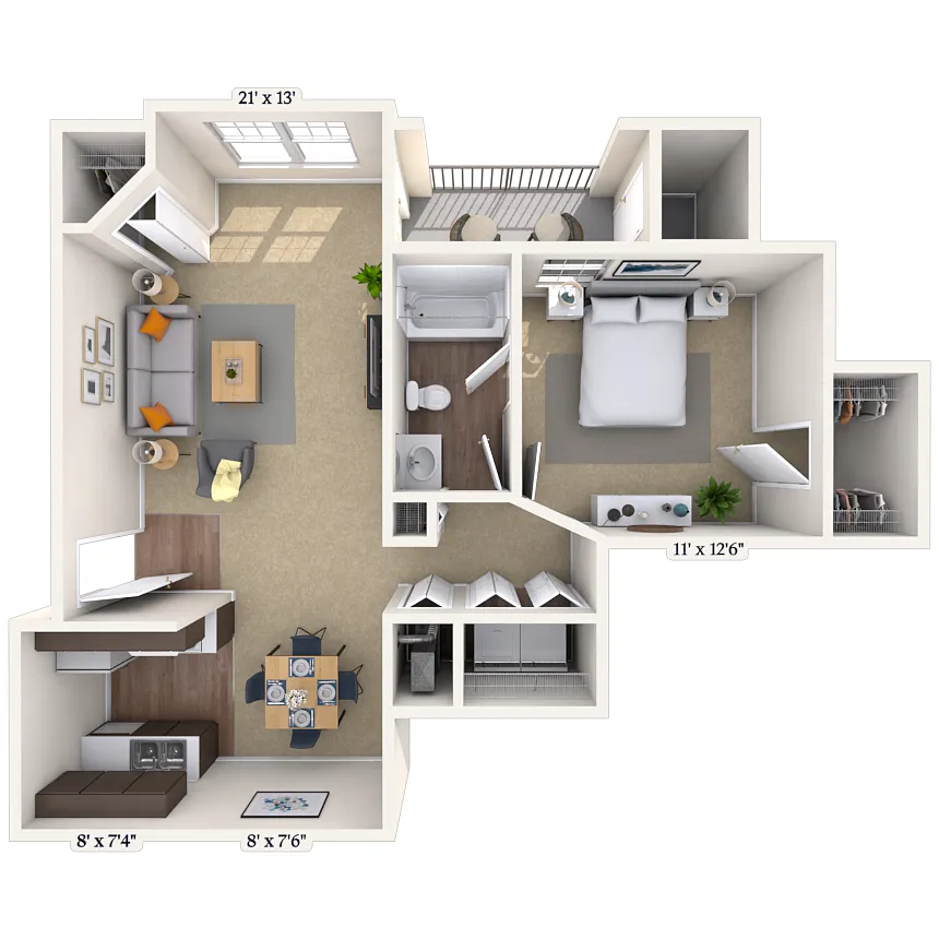 Floor plan 11B