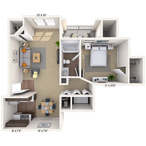 Floor plan 11B