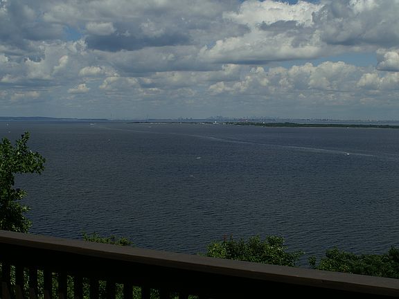 View from deck