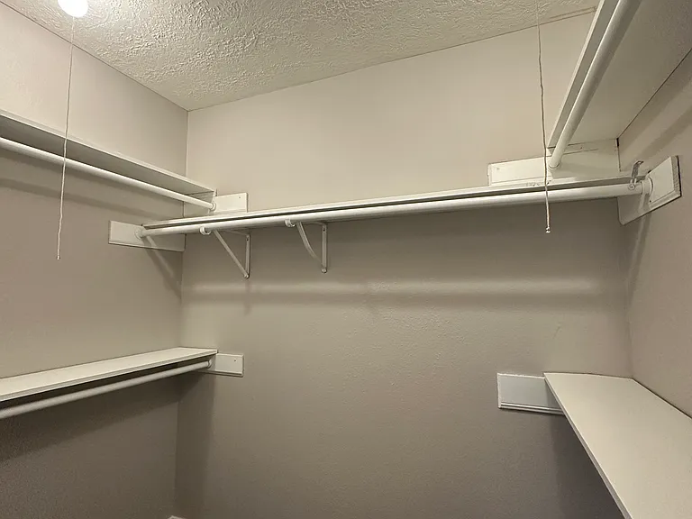 Master bedroom walk-in closet