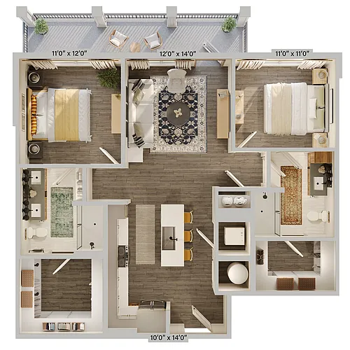 Floor plan B21