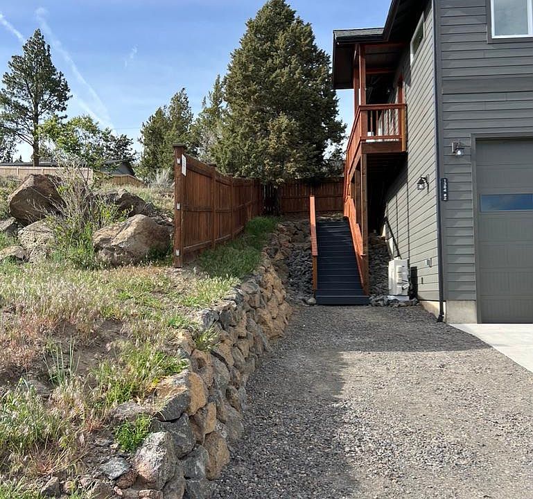 Exterior entrance and parking.