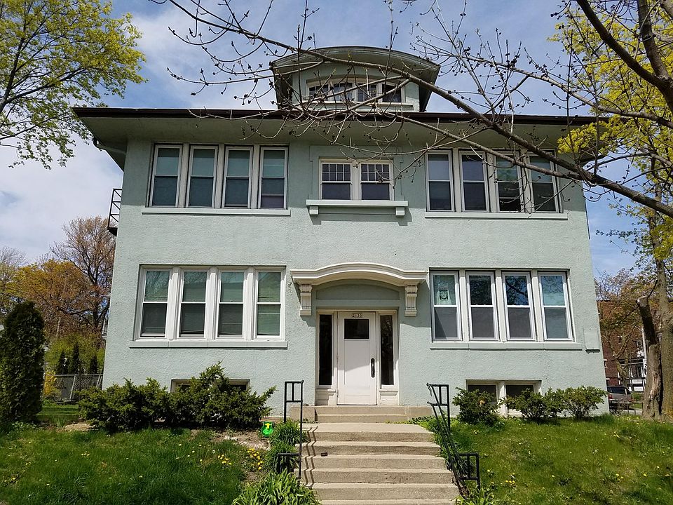 Exterior of Building with Apt. #5 on the upper right corner.