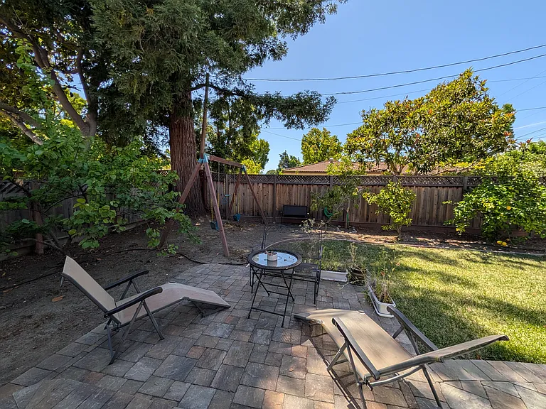 Master bedroom patio.