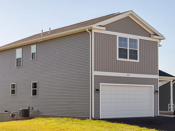 The Wynwood A by S A Homes - exterior view - 2 story home with vinyl siding and 2 car garage