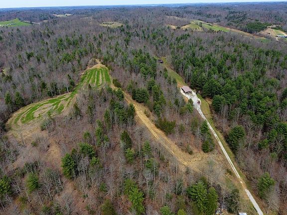 Drone shot from the south central boundary facing north