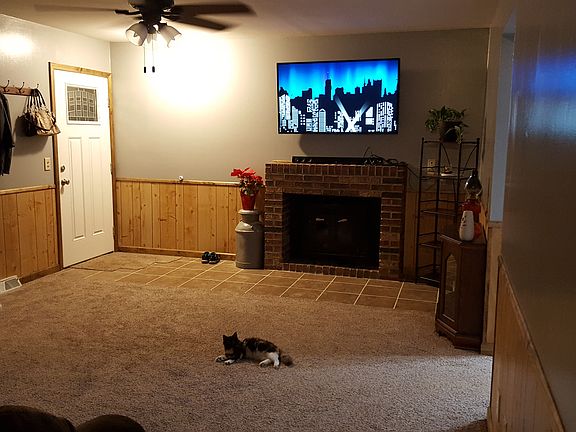 Hallway to living room