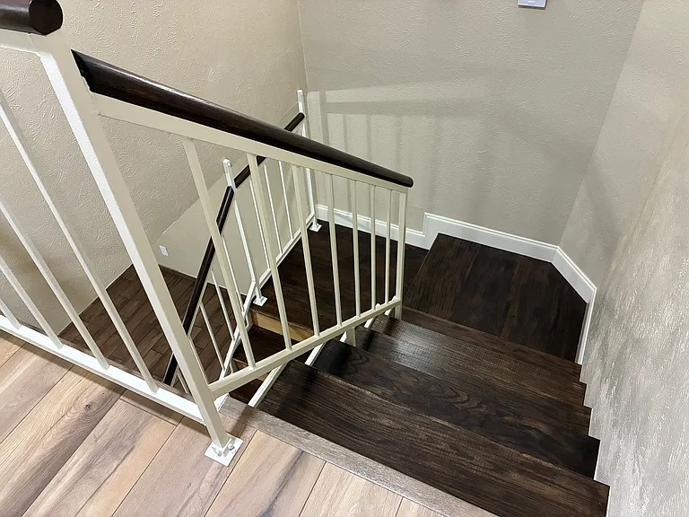 Newly installed Hardwood Stairs