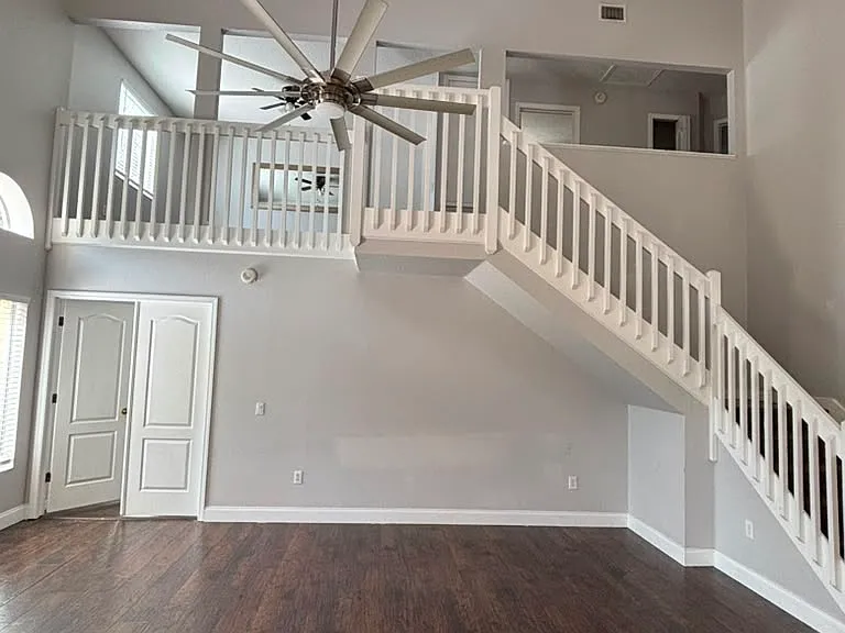 Loft looking over the living room