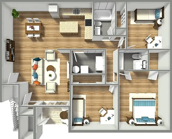 Remodeled 3 Bedroom 2 Bath with Island Kitchen Remodeled 3 Bedroom 2 Bath with Island Kitchen