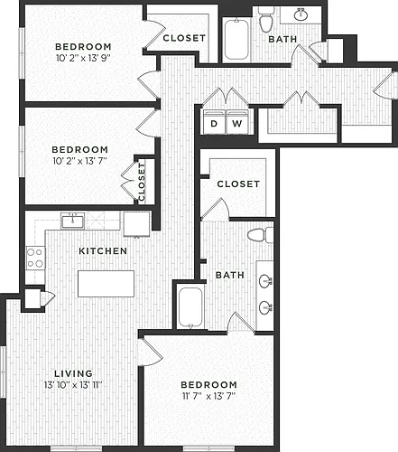 Floor plan 3A ANSI