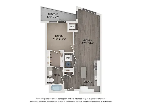 Floor plan A0107