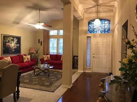 main entrance and formal living