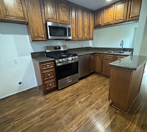 Kitchen with stainless appliances