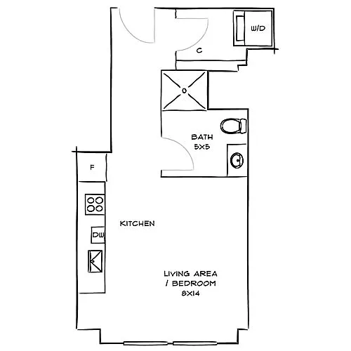 Floor plan Haymarket
